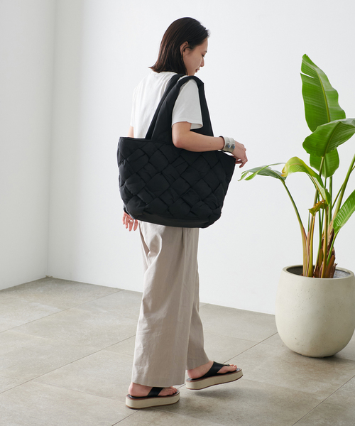 JOURNAL STANDARD(ジャーナルスタンダード)の「《追加2》ウォッシャブルコットンリネンVISワイドパンツ(その他パンツ・レディース・ライトグレー/サックスブルー/ダークブルー/ブラック・40/38/36/34)」の13枚目の写真