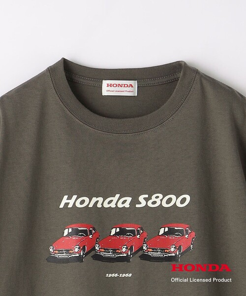 green label relaxing(グリーンレーベルリラクシング)の「【別注】<URBAMENT>TJ Honda Tシャツ 140cm-150cm(Tシャツ/カットソー・キッズ・ベージュ/ホワイト/ダークブラウン・150cm/140cm)」の5枚目の写真
