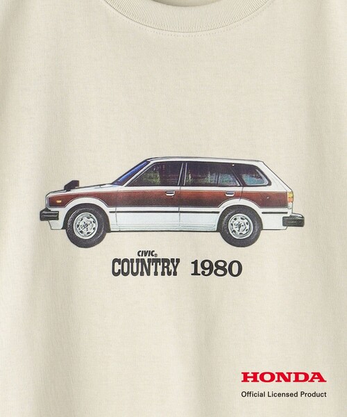 green label relaxing(グリーンレーベルリラクシング)の「【別注】<URBAMENT>TJ Honda Tシャツ 140cm-150cm(Tシャツ/カットソー・キッズ・ベージュ/ホワイト/ダークブラウン・150cm/140cm)」の12枚目の写真