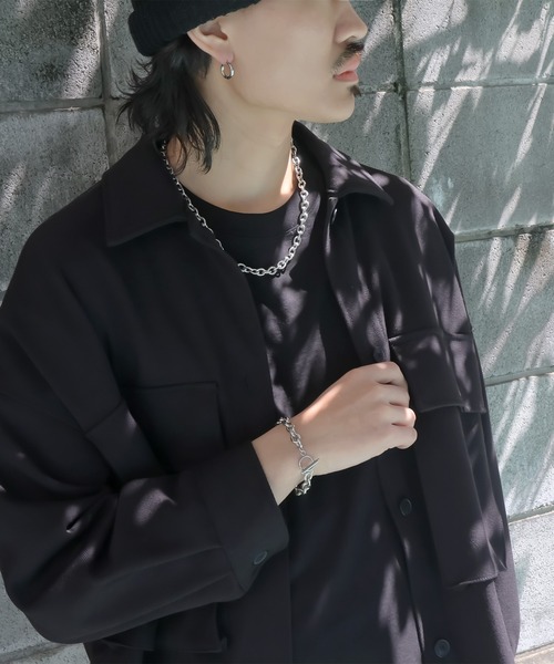 SBG(エスビー)の「SBG マンテルチェーンネックレス&ブレスレット2点セット(ネックレス・メンズ・シルバー・FREE)」の10枚目の写真