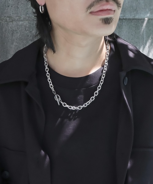 SBG(エスビー)の「SBG マンテルチェーンネックレス&ブレスレット2点セット(ネックレス・メンズ・シルバー・FREE)」の12枚目の写真