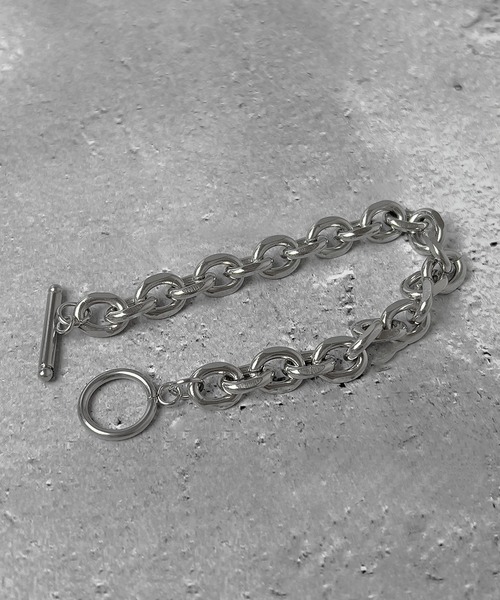 SBG(エスビー)の「SBG マンテルチェーンネックレス&ブレスレット2点セット(ネックレス・メンズ・シルバー・FREE)」の9枚目の写真