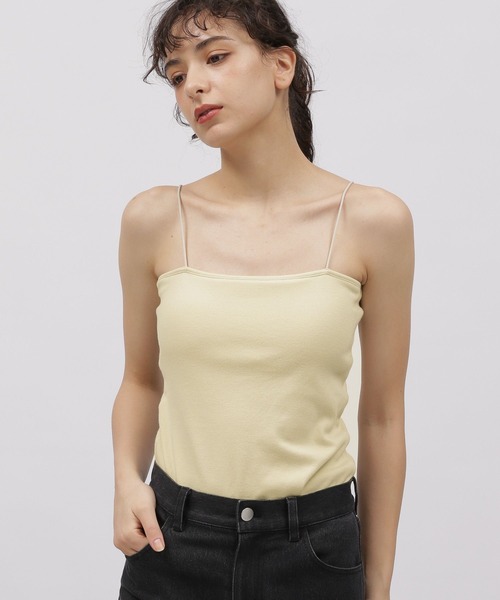 LAKOLE（ラコレ）の「ブラトップカップキャミ / 106664（キャミソール・レディース・ブラック/ライトベージュ/ブラウン系その他/オフホワイト・SMALL/MEDIUM）」の4枚目の写真