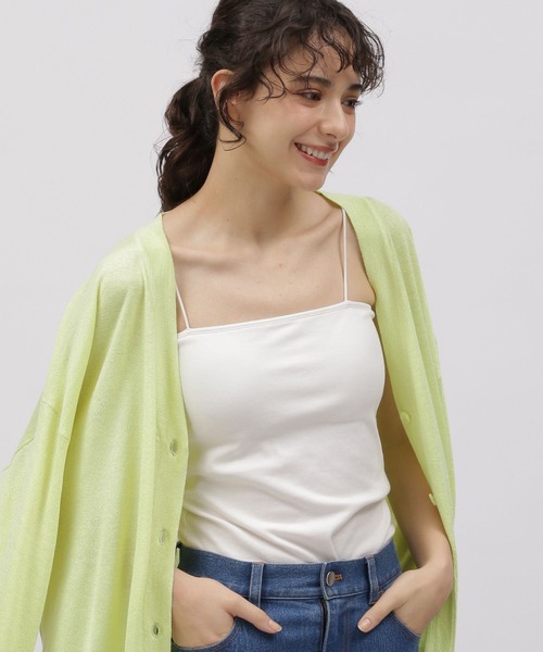 LAKOLE（ラコレ）の「ブラトップカップキャミ / 106664（キャミソール・レディース・ブラック/ライトベージュ/ブラウン系その他/オフホワイト・SMALL/MEDIUM）」の11枚目の写真