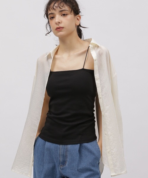LAKOLE（ラコレ）の「ブラトップカップキャミ / 106664（キャミソール・レディース・ブラック/ライトベージュ/ブラウン系その他/オフホワイト・SMALL/MEDIUM）」の13枚目の写真