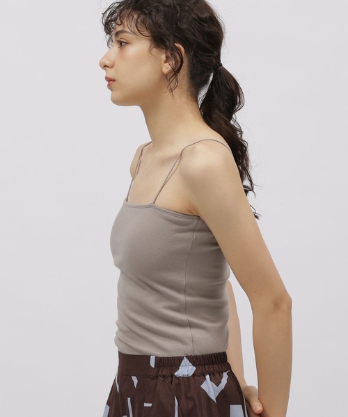 LAKOLE（ラコレ）の「ブラトップカップキャミ / 106664（キャミソール・レディース・ブラック/ライトベージュ/ブラウン系その他/オフホワイト・SMALL/MEDIUM）」の14枚目の写真