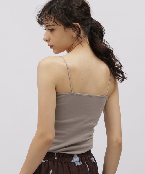 LAKOLE（ラコレ）の「ブラトップカップキャミ / 106664（キャミソール・レディース・ブラック/ライトベージュ/ブラウン系その他/オフホワイト・SMALL/MEDIUM）」の15枚目の写真