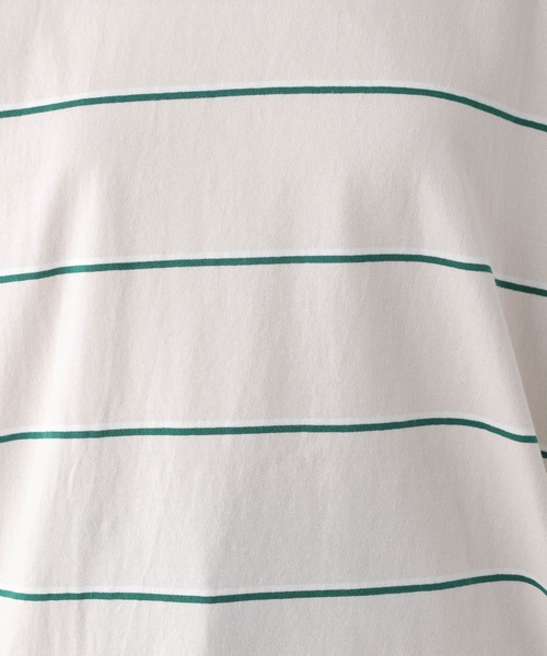 LEPSIM(レプシィム)の「ボーダーBIG-T 113331(Tシャツ/カットソー・レディース・ライトパープル/ベージュ/ブラウン・FREE)」の6枚目の写真