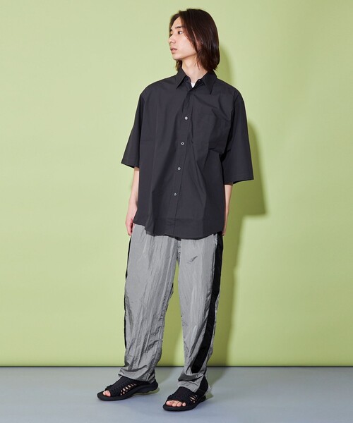 CITEN（シテン）の「＜CITEN＞エアリーナイロントラックパンツ（その他パンツ・メンズ・ブラック/グレー・S/M/L）」の19枚目の写真