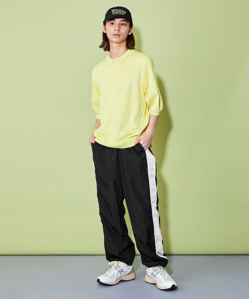 CITEN（シテン）の「＜CITEN＞エアリーナイロントラックパンツ（その他パンツ・メンズ・ブラック/グレー・S/M/L）」の6枚目の写真