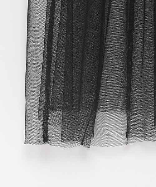 【セール】【AMI】2WAYチュールキャミインナーTシャツセット（アンサンブル）｜pom ponette junior（ポンポネットジュニア）