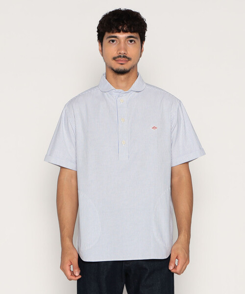 DANTON（ダントン）の「MEN'S OXFORD ROUND COLLAR SHORT SLEEVE PULLOVER SHIRT ...