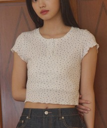 GIUNON | flower t-shirts / 小花柄Tシャツ(Tシャツ/カットソー)