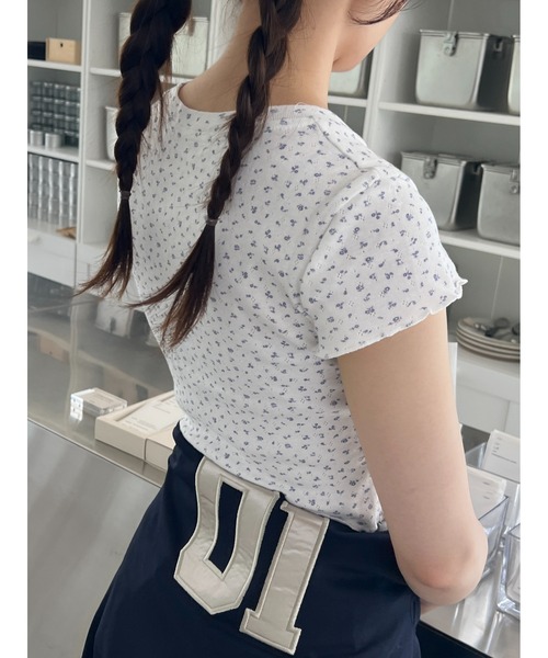 45rpm 小花柄Tシャツ カットソー flower t-shirts / 小花柄Tシャツ（Tシャツ/カットソー