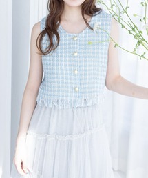 clear | サマーツイードベスト≪2024SS新作≫(ベスト)