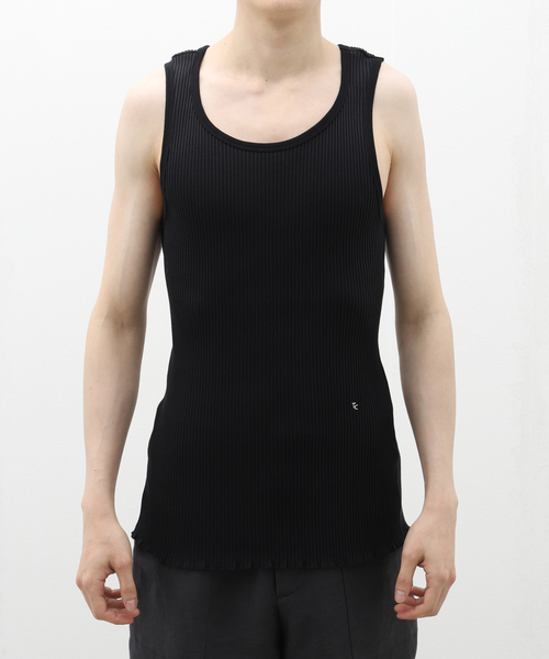 EDIFICE LA BOUCLE(エディフィスラブークル)の「TanC(タンク) for BOUCLE 別注 タンクトップ(タンクトップ・メンズ・ホワイト/ブラック・FREE)」の16枚目の写真