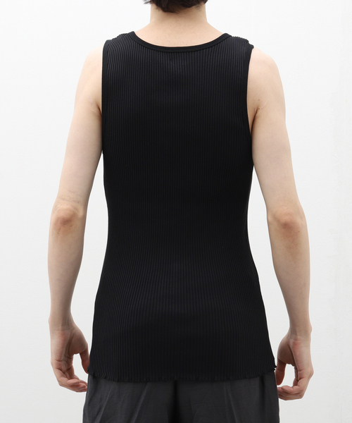 EDIFICE LA BOUCLE(エディフィスラブークル)の「TanC(タンク) for BOUCLE 別注 タンクトップ(タンクトップ・メンズ・ホワイト/ブラック・FREE)」の4枚目の写真
