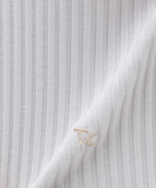 EDIFICE LA BOUCLE(エディフィスラブークル)の「TanC(タンク) for BOUCLE 別注 タンクトップ(タンクトップ・メンズ・ホワイト/ブラック・FREE)」の14枚目の写真