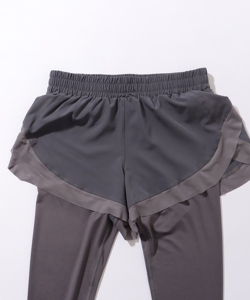 Lace Ladies（レースレディース）の「フェイクレイヤード ポケット付き ヨガ レギンス ボトム 水着 水陸両用（ラッシュガード・レディース・ブルー/グレー/パープル/ブラック・M/L/XL/XXL/S）」の16枚目の写真