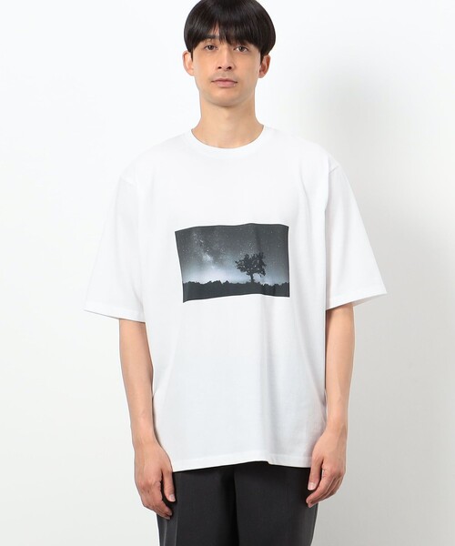 COMME CA ISM(コムサイズム)の「【接触冷感機能】Feel-Cool フォトTシャツ 「Starry sky」(Tシャツ/カットソー・メンズ・ホワイト・M/L)」の4枚目の写真