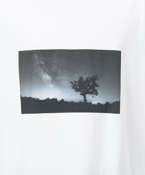 COMME CA ISM(コムサイズム)の「【接触冷感機能】Feel-Cool フォトTシャツ 「Starry sky」(Tシャツ/カットソー・メンズ・ホワイト・M/L)」の10枚目の写真