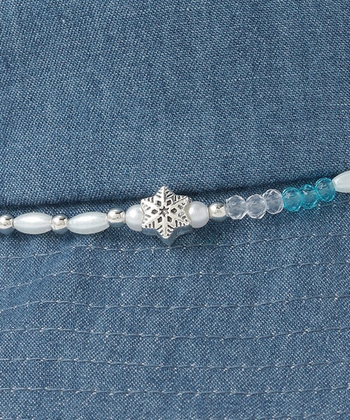 petit main（プティマイン）の「モチーフつきバケットハット（ハット・キッズ・ラベンダー/アイボリー/サックスブルー・50cm/52cm/54cm）」の8枚目の写真