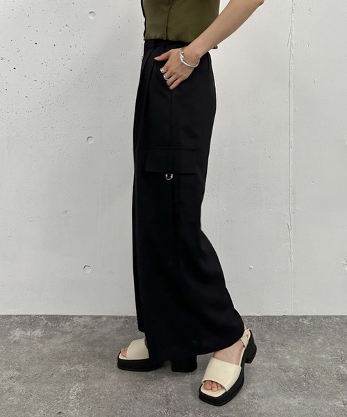 archives（アルシーヴ）の「カーゴワイドパンツ（カーゴパンツ・レディース・アイボリー/ブラック/グレー・MEDIUM）」の21枚目の写真