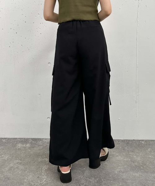 archives（アルシーヴ）の「カーゴワイドパンツ（カーゴパンツ・レディース・アイボリー/ブラック/グレー・MEDIUM）」の22枚目の写真