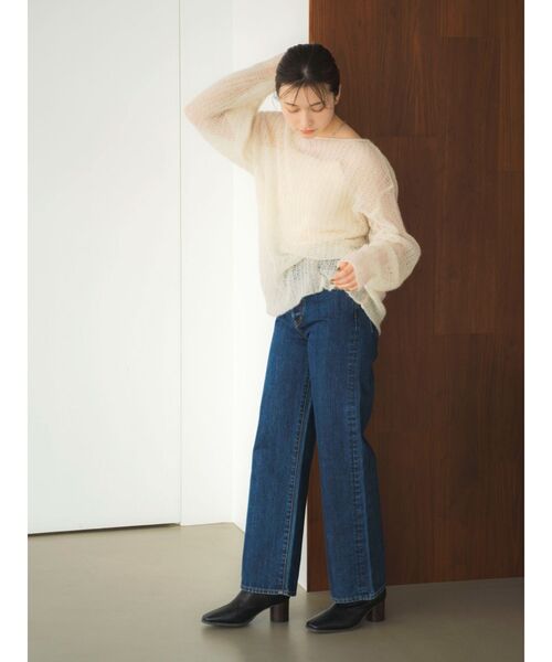 Ungrid（アングリッド）の「スクエアトゥミドル丈ブーツ（ブーツ・レディース・ブラウン/ブラック・L/M/S）」の6枚目の写真