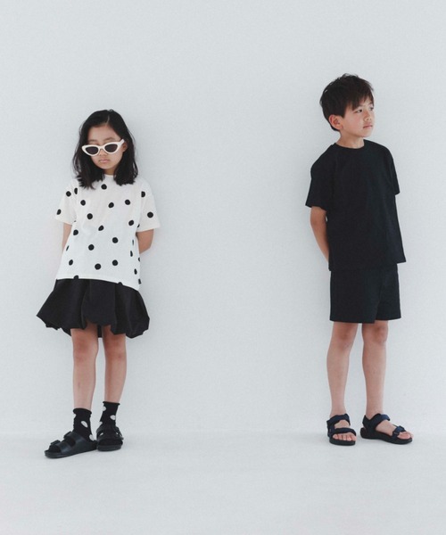 BRANSHES（ブランシェス）の「【b.+A 】金子綾/半袖Ｔシャツ（Tシャツ/カットソー・キッズ・ブラック/その他1/オフホワイト/カラフル・150/130/90/100/110/120/140）」の6枚目の写真