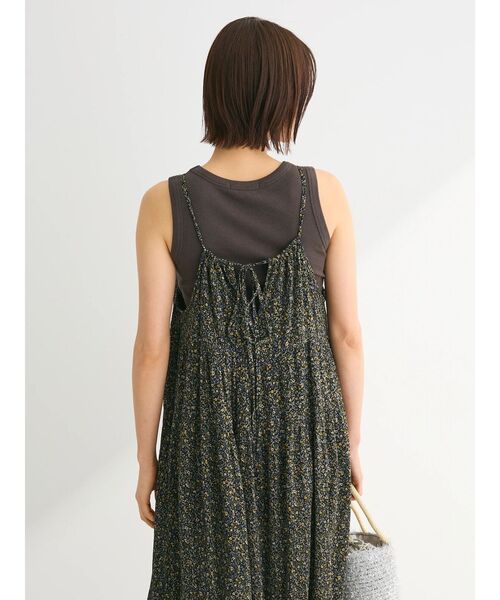 Green　Parks（グリーンパークス）の「I　楊柳クレープボリュームキャミワンピース（ワンピース・レディース・ブラック/ブルー/ミント/イエロー・FREE）」の17枚目の写真