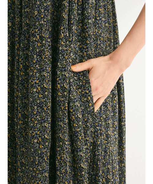 Green　Parks（グリーンパークス）の「I　楊柳クレープボリュームキャミワンピース（ワンピース・レディース・ブラック/ブルー/ミント/イエロー・FREE）」の20枚目の写真