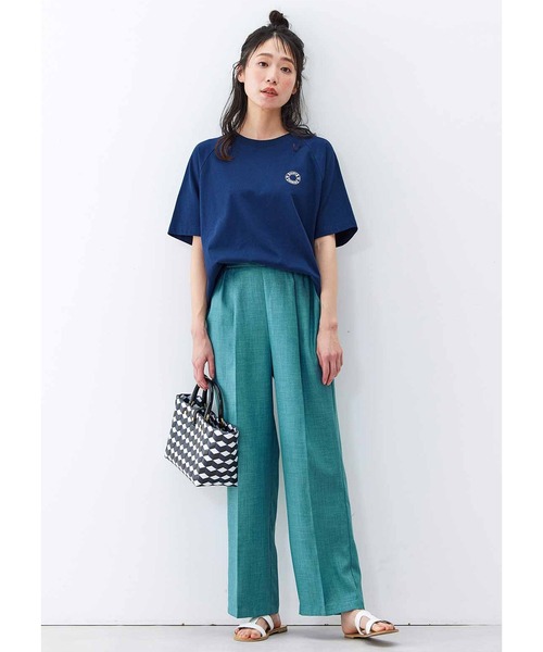 Live in comfort（リブインコンフォート）の「リブ　イン　コンフォート　今すぐ飛んでいきたくなっちゃう！プランナーの愛がこもったＯＫＩＮＡＷＡショップＴシャツ（Tシャツ/カットソー・レディース・ベージュ系その他/ホワイト系その他/ネイビー・4/2/3/8/6/7/5）」の13枚目の写真