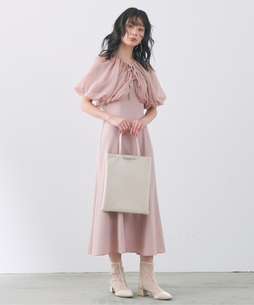 Cupid Heart（キューピッドハート）の「【Cupid Heart】結婚式用！シャイニーレザーサブバッグ（エコバッグ/サブバッグ・レディース・ベージュ/ブラック/シルバー・MEDIUM）」の10枚目の写真