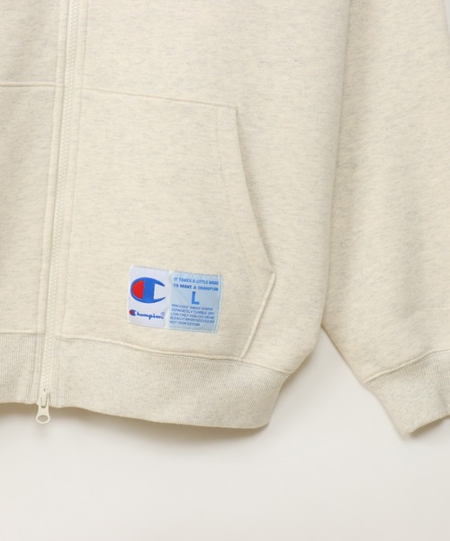 Champion(チャンピオン)の「【Champion/チャンピオン】メンズ アクションスタイル ジップフーデッドスウェットシャツ(パーカー・メンズ・グレー/ブラック/ダークブラウン/オートミール・LARGE/MEDIUM/X-LARGE)」の13枚目の写真