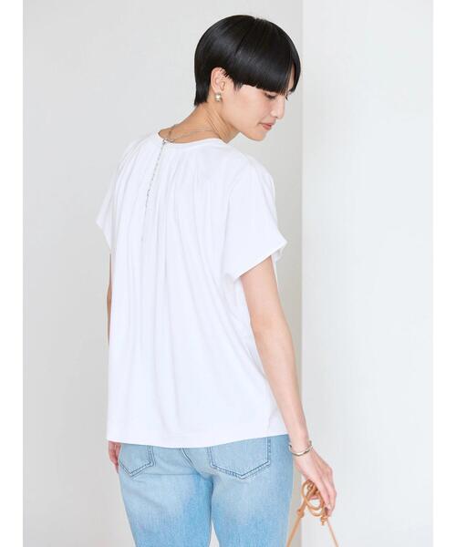 AMERICAN HOLIC(アメリカンホリック)の「フレンチスリーブタックプルオーバー(Tシャツ/カットソー・レディース・ブラック/ブルー/オフホワイト・L/M)」の18枚目の写真