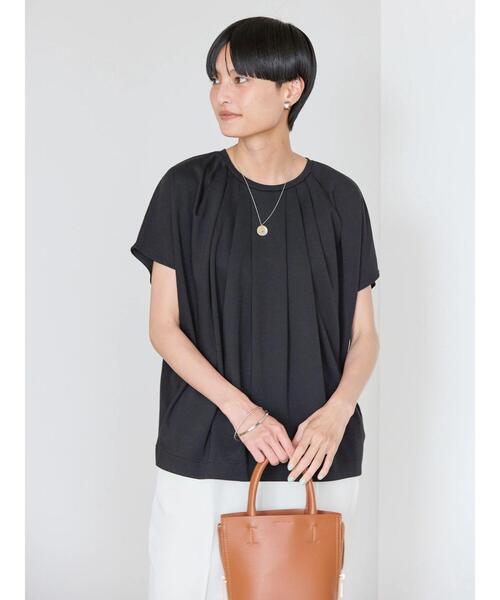AMERICAN HOLIC(アメリカンホリック)の「フレンチスリーブタックプルオーバー(Tシャツ/カットソー・レディース・ブラック/ブルー/オフホワイト・L/M)」の19枚目の写真