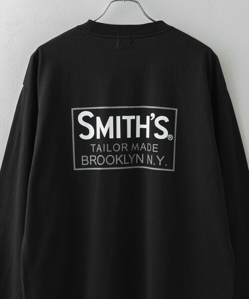 THE SMITHS コラージュプリント Tシャツ Lサイズ coen SMITH'S（スミス）別注ロゴプリントポケットTシャツ