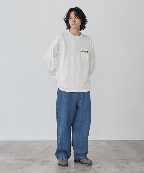 SMITH'S（スミス）の「SMITH'S（スミス）別注プリントポケットTシャツ（WEB限定カラー）（Tシャツ/カットソー・メンズ・ホワイト/ダークグレー/オレンジ系その他/ブラック・L/M/XL）」の11枚目の写真