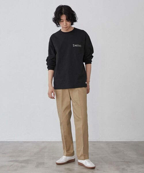 SMITH'S（スミス）の「SMITH'S（スミス）別注プリントポケットTシャツ（WEB限定カラー）（Tシャツ/カットソー・メンズ・ホワイト/ダークグレー/オレンジ系その他/ブラック・L/M/XL）」の13枚目の写真