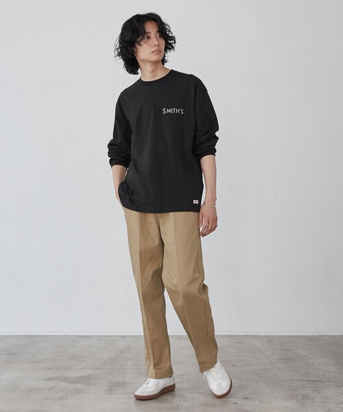 SMITH'S（スミス）の「SMITH'S（スミス）別注プリントポケットTシャツ（WEB限定カラー）（Tシャツ/カットソー・メンズ・ホワイト/ダークグレー/オレンジ系その他/ブラック・L/M/XL）」の17枚目の写真