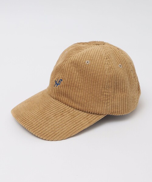 SHIPS（シップス）の「【WEB限定】SHIPS: ワンポイント ロゴ 刺繍 コーデュロイ オーバーフィット キャップ（キャップ・メンズ・ネイビー/ベージュ/グレー/ブラック・ONE SIZE）」の6枚目の写真
