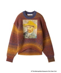 LILY BROWN | 【The Metropolitan Museum of Art】グラデーションアートプリントニット(ニット/セーター)