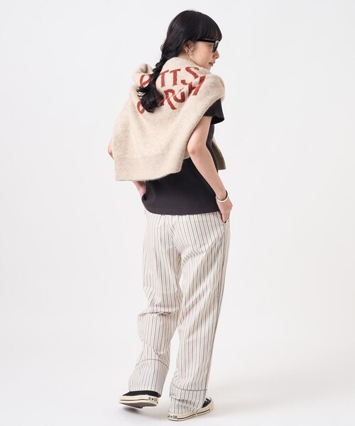 FREAK'S STORE(フリークスストア)の「パジャマディティールパンツ / パジャマパンツ(その他パンツ・レディース・ベージュ/サックスブルー・フリ-)」の14枚目の写真