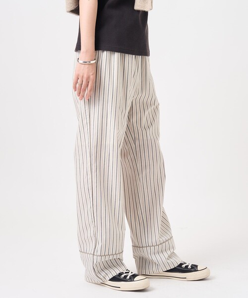 FREAK'S STORE(フリークスストア)の「パジャマディティールパンツ / パジャマパンツ(その他パンツ・レディース・ベージュ/サックスブルー・フリ-)」の18枚目の写真