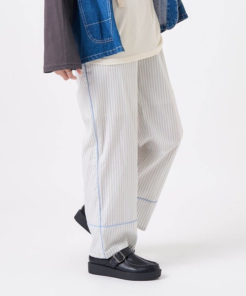 FREAK'S STORE(フリークスストア)の「パジャマディティールパンツ / パジャマパンツ(その他パンツ・レディース・ベージュ/サックスブルー・フリ-)」の20枚目の写真