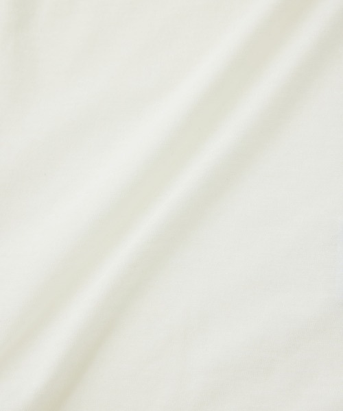 VIS（ビス）の「【洗える】シャーリングスリーブシアーロングTシャツ（Tシャツ/カットソー・レディース・サックスブルー/ブラック/オフホワイト・FREE）」の4枚目の写真