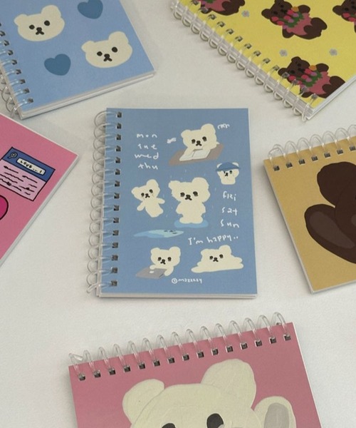韓国購入ふんわり儚い系メモ帳・マステおすそわけセット♡ MAZZZZY（マジ―）の「MAZZZZY／ノート1／韓国雑貨（手帳/メモ帳）」 - WEAR