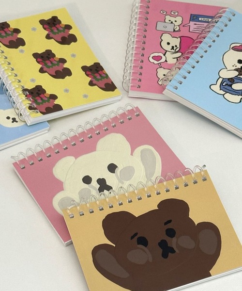 韓国購入ふんわり儚い系メモ帳・マステおすそわけセット♡ MAZZZZY（マジ―）の「MAZZZZY／ノート1／韓国雑貨（手帳/メモ帳）」 - WEAR