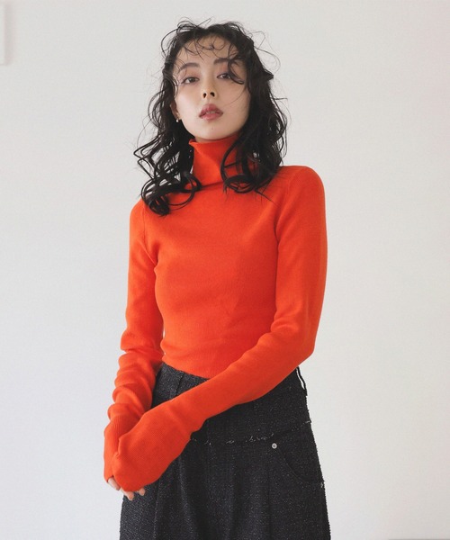 ハイゲージリブタートルニット（ニット/セーター）｜LIAN